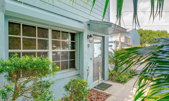New Smyrna Beach House | Flagler Avenue adjacent Dog Friendly Home with Garage! Stroll to the Beach!