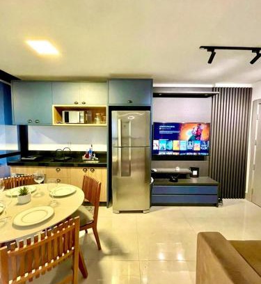 Jardim dos Estados Apartment | Flat Alto, Completo e com Linda Vista no Vertigo