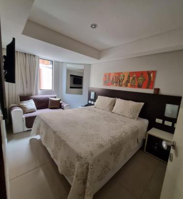 Cabo Branco Apartment | FLAT CABO BRANCO 208 - MARINAS FLAT HOTEL