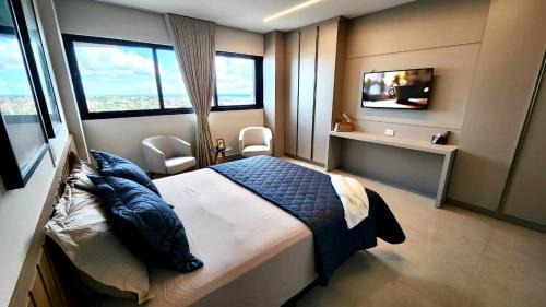 Jardim dos Estados Apartment | Flat de Luxo c/Quarto Privativo 21º Andar Vertigo