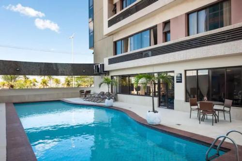 Mata da Praia Apartment | Flat no la residence com acesso a clube