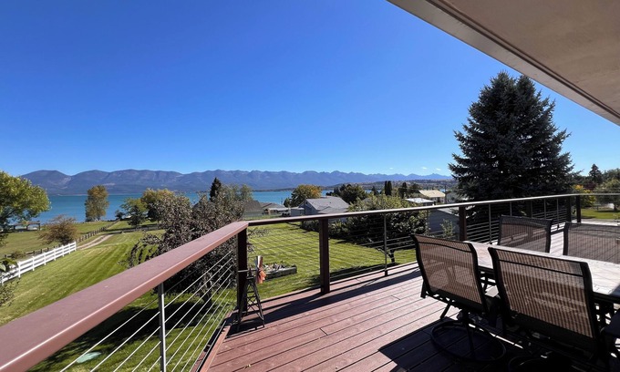 Jette House | Flathead Lake House with Land and a View, close to Glacier National Park