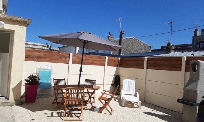 Berck-sur-Mer Apartment | Fleur d'Ecume,200m from the sea and Rue Carnot