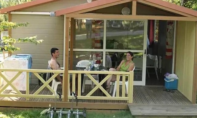 Camon Ski Chalet | Flower Camping LA GDPOLA * - Chalet Bouleau Standard 20m2 - 2 bedrooms + covered terrace 10m2 4 people