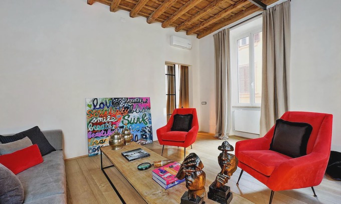 Rione IV Campo Marzio House | Fontanella Borghese Lux Rome