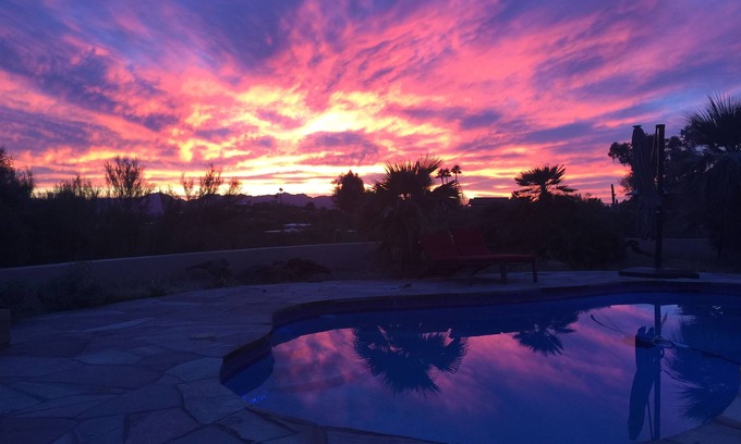 Skyline Bel Air Estates House | Foothills Home on 1 Acre with Pool, Mountain and City Views 5 min from La Paloma