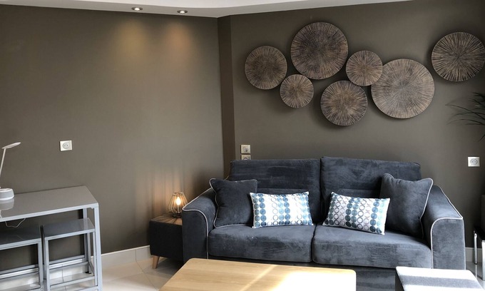 Montlucon Apartment | for rent entirely new and furnished studio in a residence in the city center