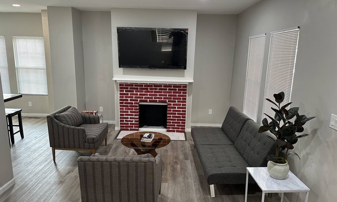 Hamilton House | Forget your worries in this spacious and serene space.