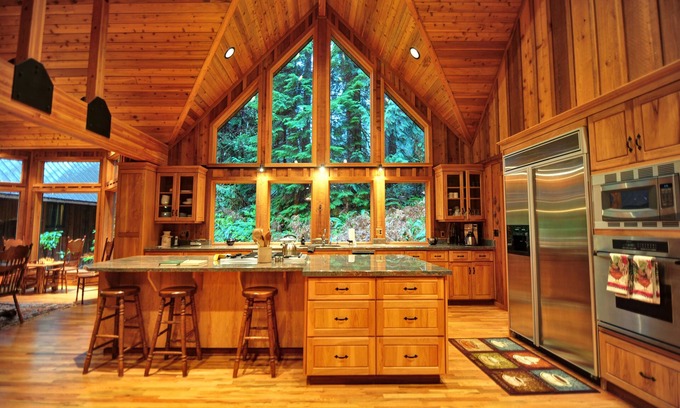 Rhododendron Cabin | Forrest Lodge, private, hot tub, firepit, charming and unique!