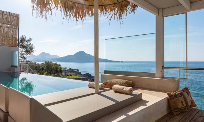 Agios Vasileios Villa | Fotinari Villa II -High quality above a cozy beach
