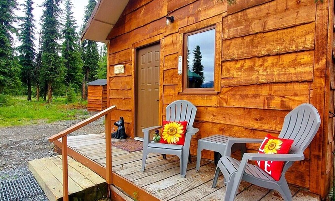Slana Cabin | Fox's Den Cozy National Park Stay with Lake Access, Boats, Pets OK