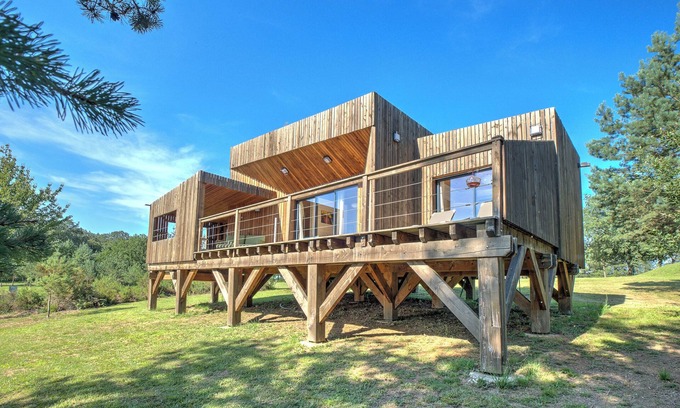Saint-Felix-de-Reillac-et-Mortemart Cottage | Inn 'Lodge Bruyère' with Private Pool, Wi-Fi and Air Conditioning