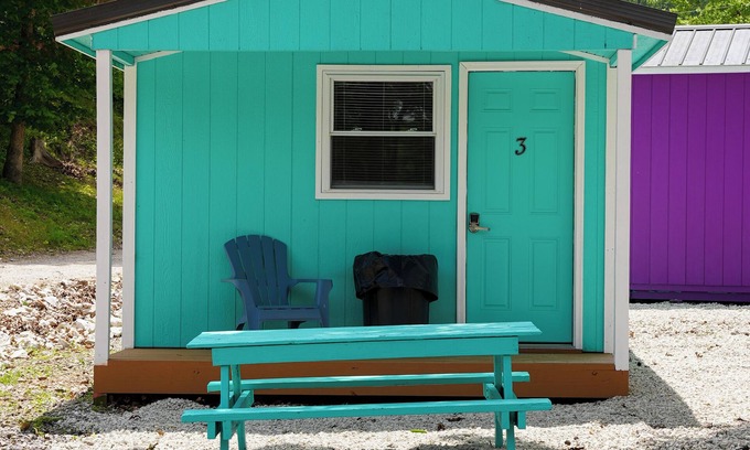 Sunrise Beach Cabin | Franky and Louie's Turquoise Cabin 3