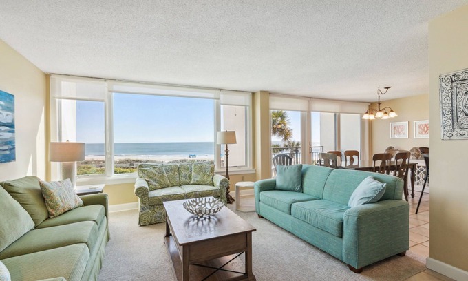 Fernandina Beach Condo | FRESH PHOTOS! Updated 4 Bed/3 Bath Oceanfront Resort Villa!