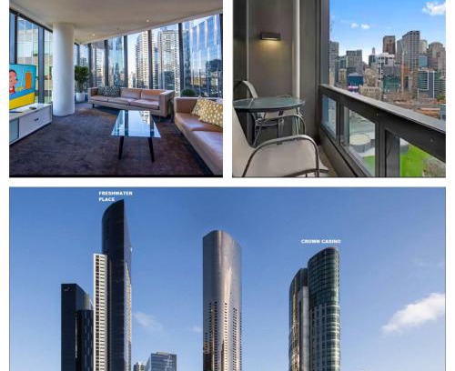 Southbank Apartment | Freshwater PL - Modern City View Apartment with Balcony and River Views
