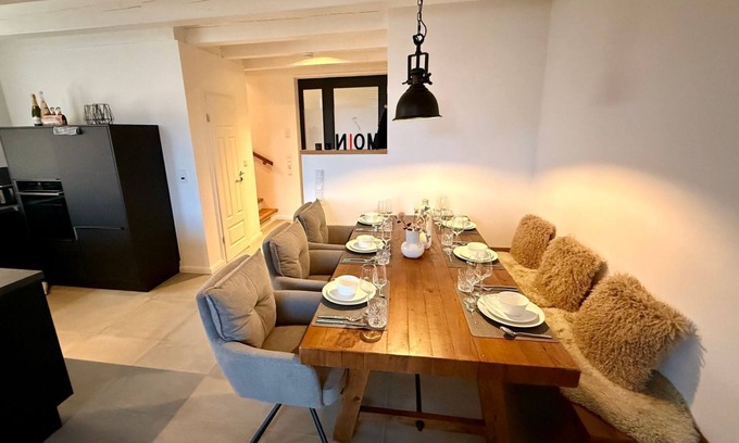 Krummhoern Apartment | "Frieda" a place to feel good in the historic Gulfhof in Rysum - Van Senden