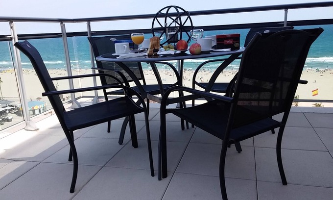 Mediterranee Apartment | FROND DE MER T5 APPT 4 STARS 125 m², PANORAMIC TERRACE 121 m² IN CANET PLAGE