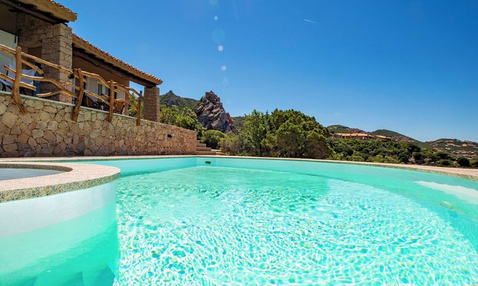 Costa Paradiso Villa | Front row overhanging the Sea. Private Pool. Charging Electric Machines.