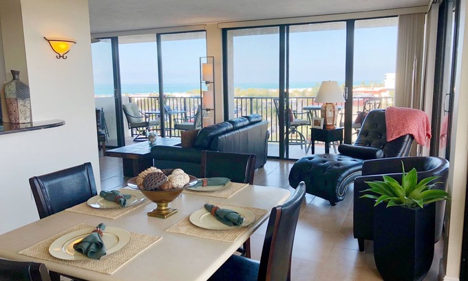 Siesta Key Condo | Full Gulf Views Across from Siesta Key Beach