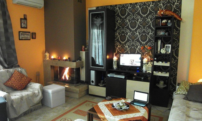 Nea Michaniona Apartment | Full Lux Coastal apt 30 mins from Thes/niki, 67 m2, WiFi,Satellite