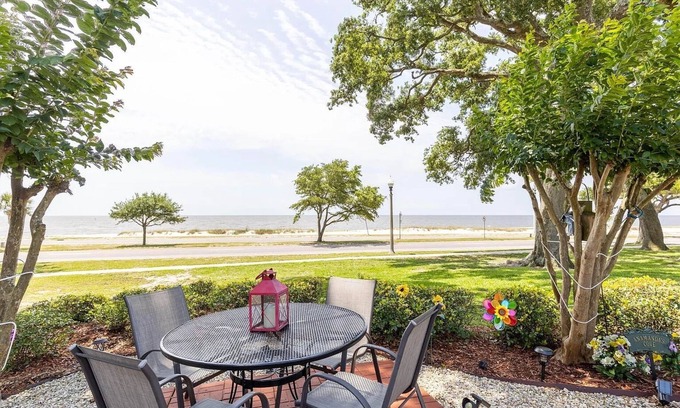 Biloxi Condo | Furnished beachfront condo near Keesler. Wifi included. Cypress Cove 213