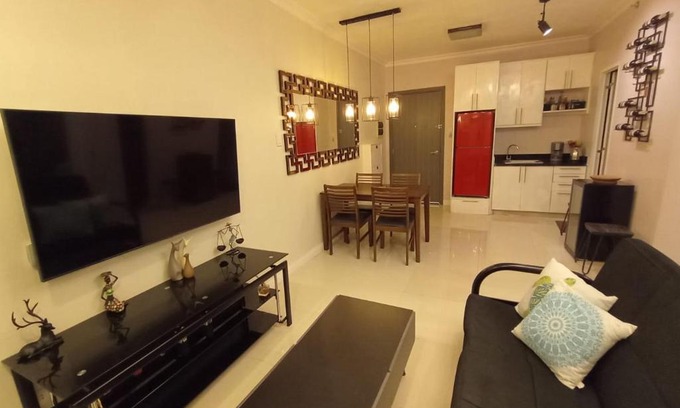 Bacolod Apartment | Furnished Condo with Private Parking, Free WiFi, Netflix & 2 Aircon Units