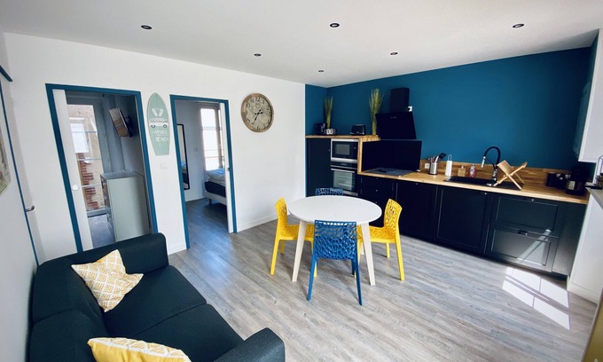 Grandcamp-Maisy Apartment | Gîte « Au Bord des Embruns » 4 Personnes au Cœur des Plages du Débarquement