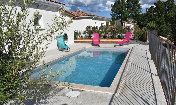 Balazuc House | Gîtes des Clapas Lisa, villa* piscine privée