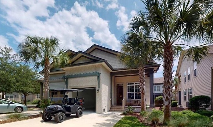 Jekyll Island House | Garden Cottage 91- Ocean Oasis - Street Legal Golf Cart included