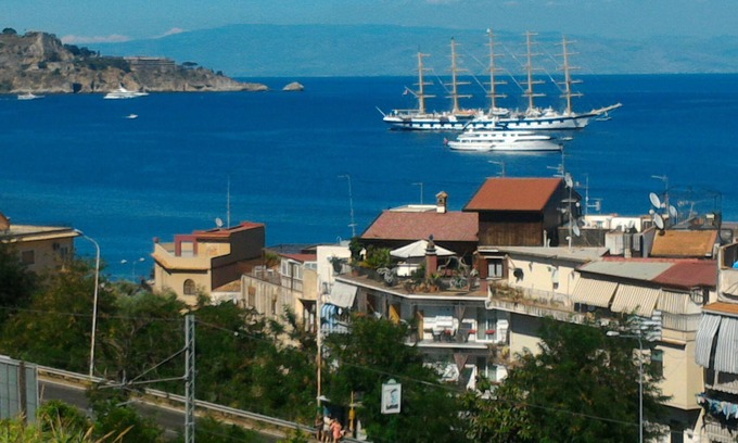 Giardini Naxos Apartment | GARDENS NAXOS PENTHOUSE A FEW STEPS FROM THE SEA WITH BREATHTAKING VIEWS
