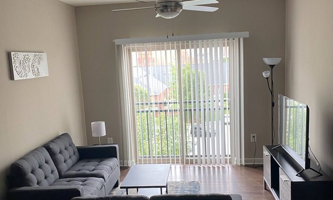 Winston - Salem Apartment | Gated Downtown 1-bedroom w/free onsite parking/Gym