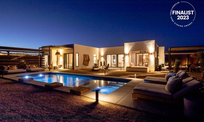 Yucca Valley Villa | Gated-Private, 5 acres, Desert Luxury Villa, Pool/Hot Tub, SMALL WEDDINGS, ok!