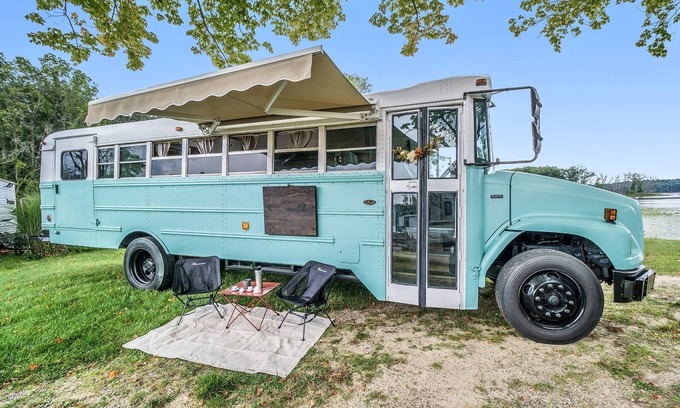 Portage House | Getaway Skoolie- OFF Grid & Take you wherever your heart desire
