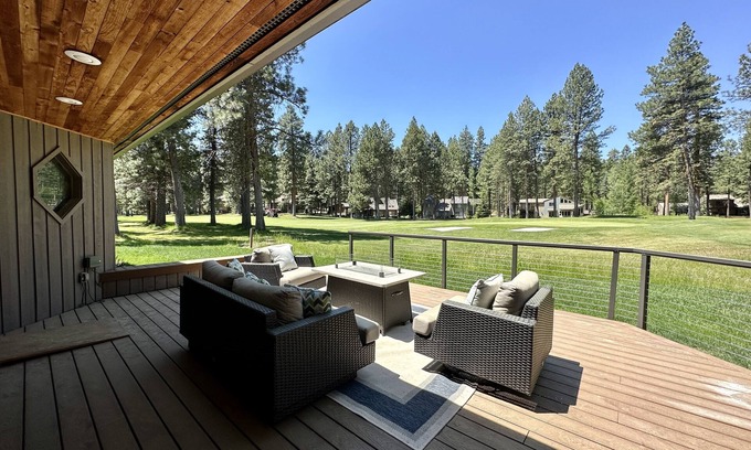 Black Butte Ranch House | GH091A | Views of Big Meadow 5th fairway. Spacious home with a game room!