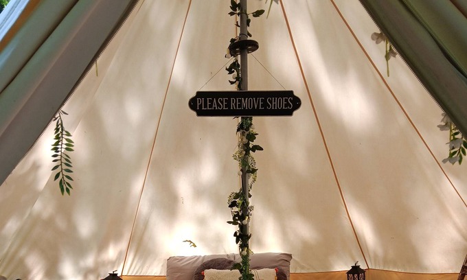 Adairsville RV Rental | Glamping at Honea's Holler site 1