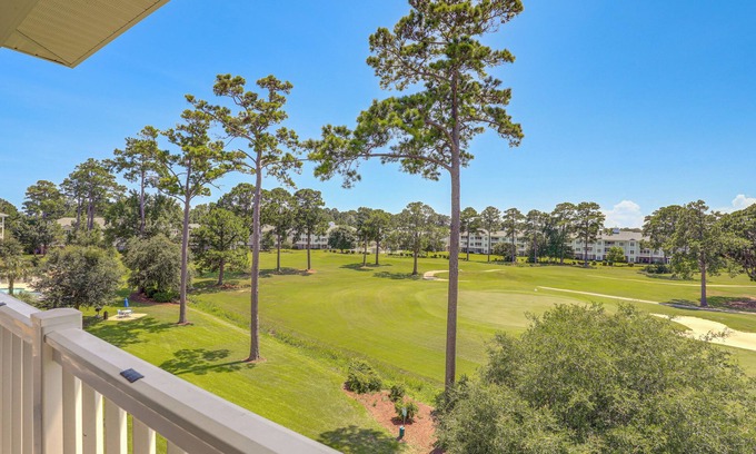 Central Myrtle Beach Condo | Golf Course View, Pool Access: Myrtle Beach Condo!