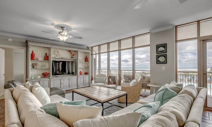 Windy Hill Condo | Gorgeous 3rd Floor Oceanfront Condo at North Beach Resort & Villas
