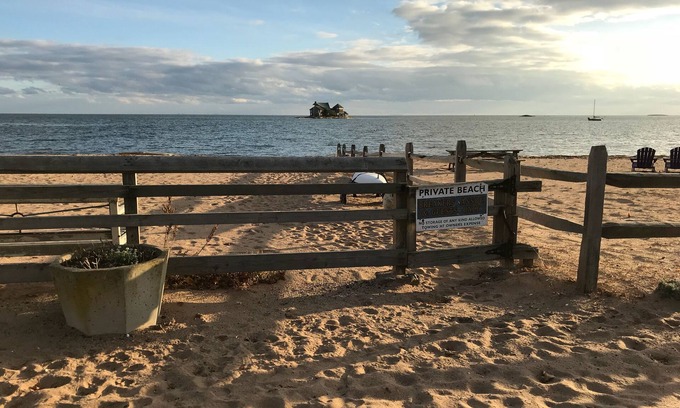 Pine Orchard House | Gorgeous 4BR Beach House with Private Beach Access.