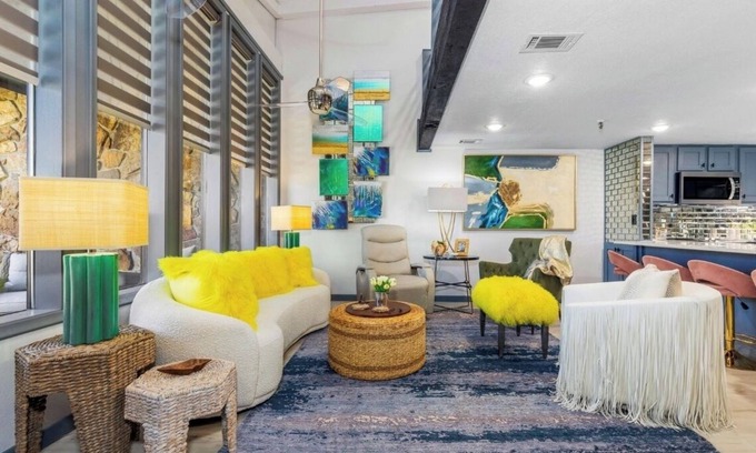 Afton Condo | Gorgeous condo with patio and lake view in Monkey Island near Shangri-La.