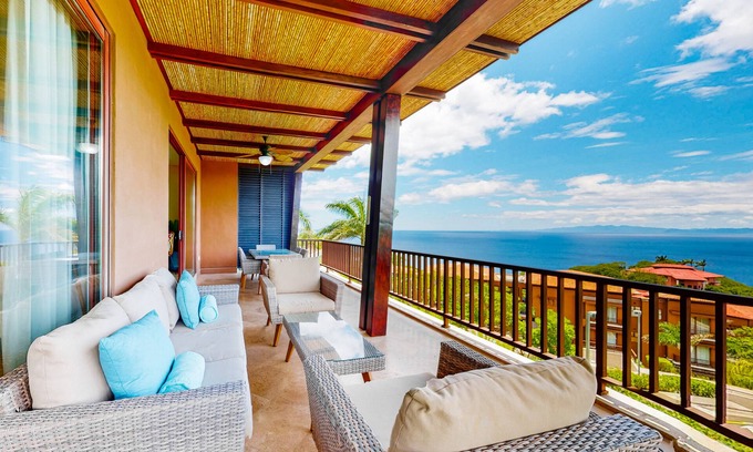 El Ocotal Condo | Gorgeous Condo with Shared Pool, Central AC, Ocean View, & Spacious Balcony