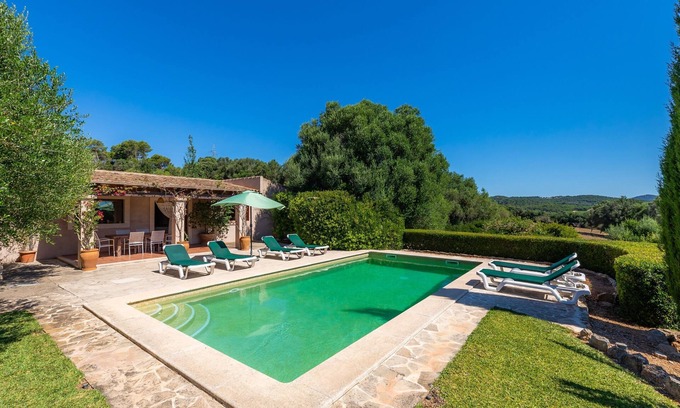 Felanitx House | Gorgeous Finca "Can Galvany" with Wi-Fi, Garden, Terraces and Pool; Parking Available