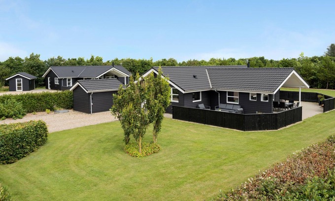Skaven Strand House | Gorgeous home in Tarm with kitchen