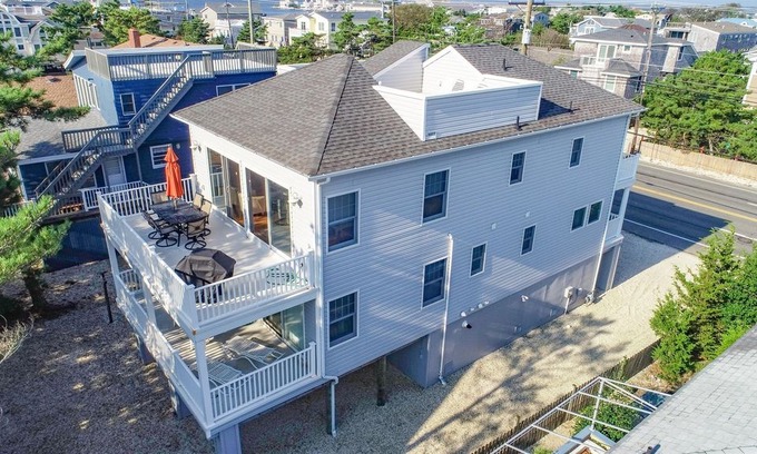 Harvey Cedars House | Gorgeous LBI Single-Family Oceanside - 6th from Beach w/Water and Sunset Views!