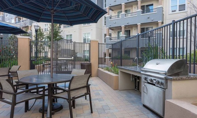San Bruno Apartment | Gorgeous San Bruno 1BR w/ Pool, Gym & W/D, near 280 & 101, by Blueground