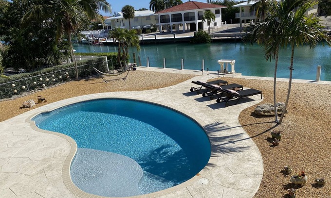 Marathon House | Gorgeous Waterfront Duck Key Oasis w/a Large Boat Dock & Amazing Pool!