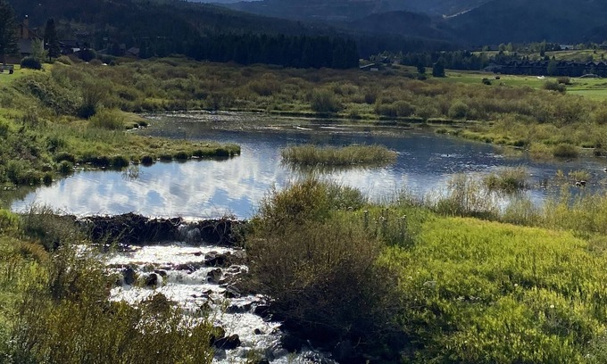 Big Sky Meadow Village Condo | Gorgeous Wetlands and Breathtaking Views!