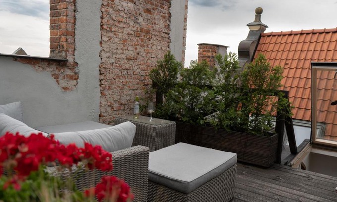 Stare Miasto Apartment | Gotyk na dotyk z tarasem na dachu