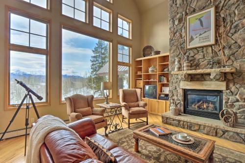 Fraser House | Grand Fraser Escape with Private Deck and Hot Tub