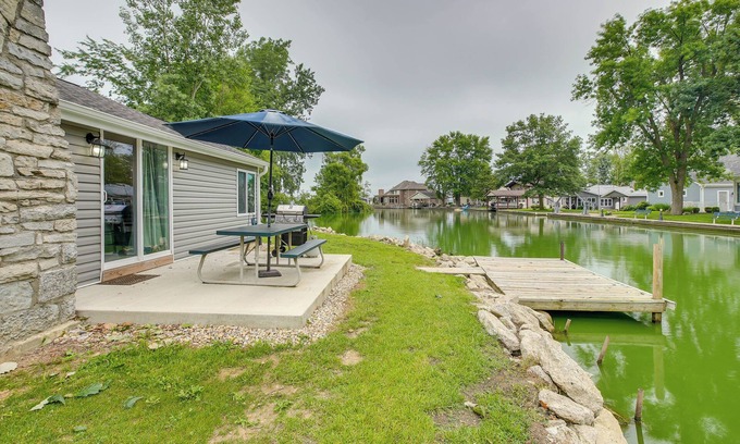 St. Marys Cottage | Grand Lake Cabin w/Private Dock in St Marys!