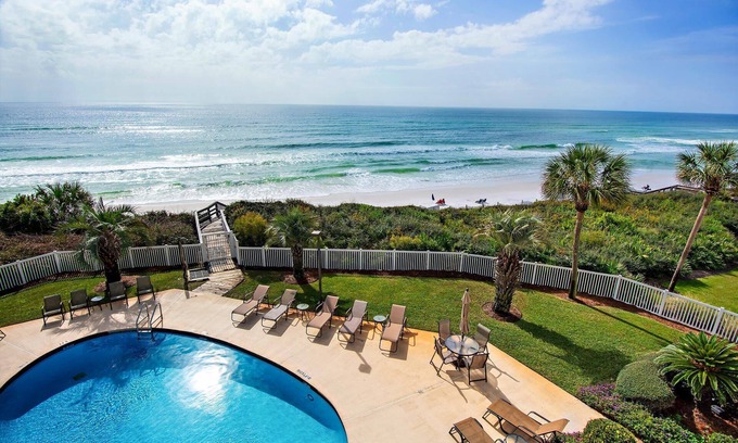 Seagrove Beach Condo | Grand Playa 301, Scenic 30A, Gulf Front Condo, Pool with Private Beach Access